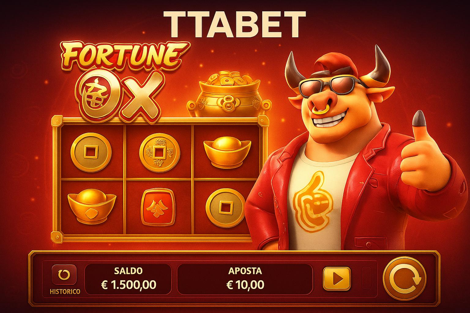 Fortune Ox no TTABET - Aposte Agora e Reivindique Seus Ganhos