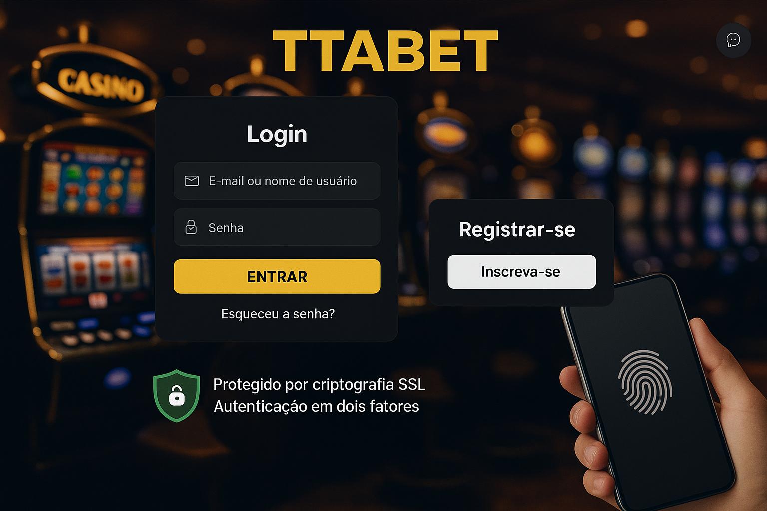 Criar uma nova Conta no plataforma TTABET
